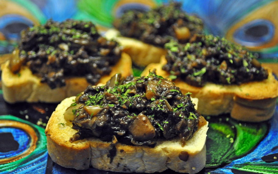 Orange mountain Mushroom Tapenade